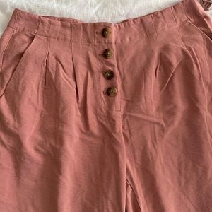 LOFT High Waist Wide Leg Pants